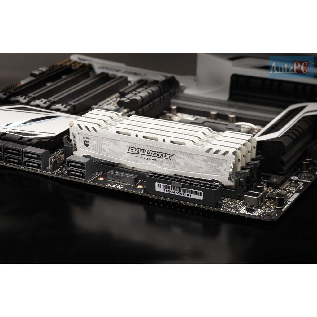 [MICRON E-DIE] RAM PC 16GB (8GBx2) Crucial Ballistix Sport LT 3200 MHz DDR4 BLS2K8G4D32AESCK -Hàng nhập khẩu US