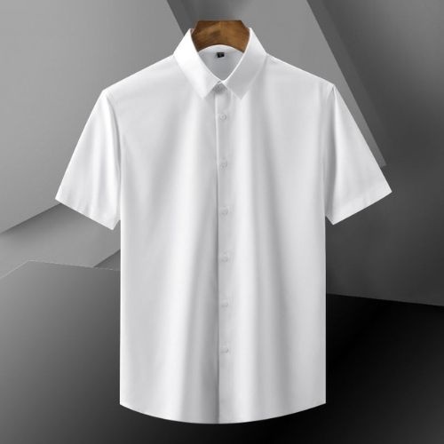 Áo sơ mi nam, áo sơ mi nam ngăn tay chất lụa hàn 4 màu basic cự đẹp Dvin_fashion