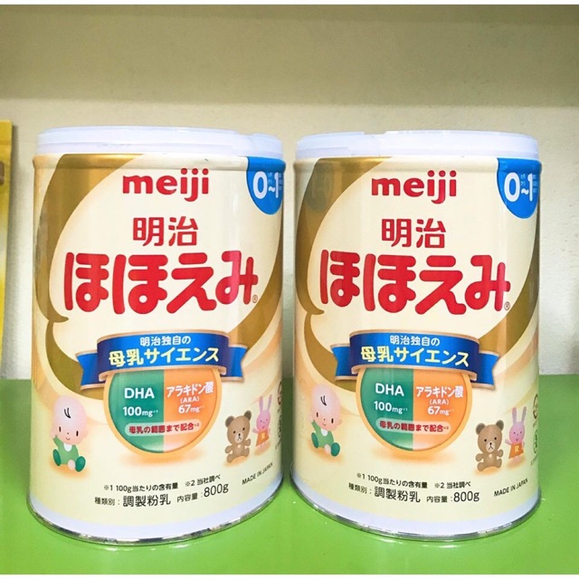 [LẺ GIÁ SỈ] SỮA BỘT MEIJI SỐ 0 NỘI ĐỊA NHẬT BẢN - hộp 800gr cho bé từ 0-12 tháng tuổi