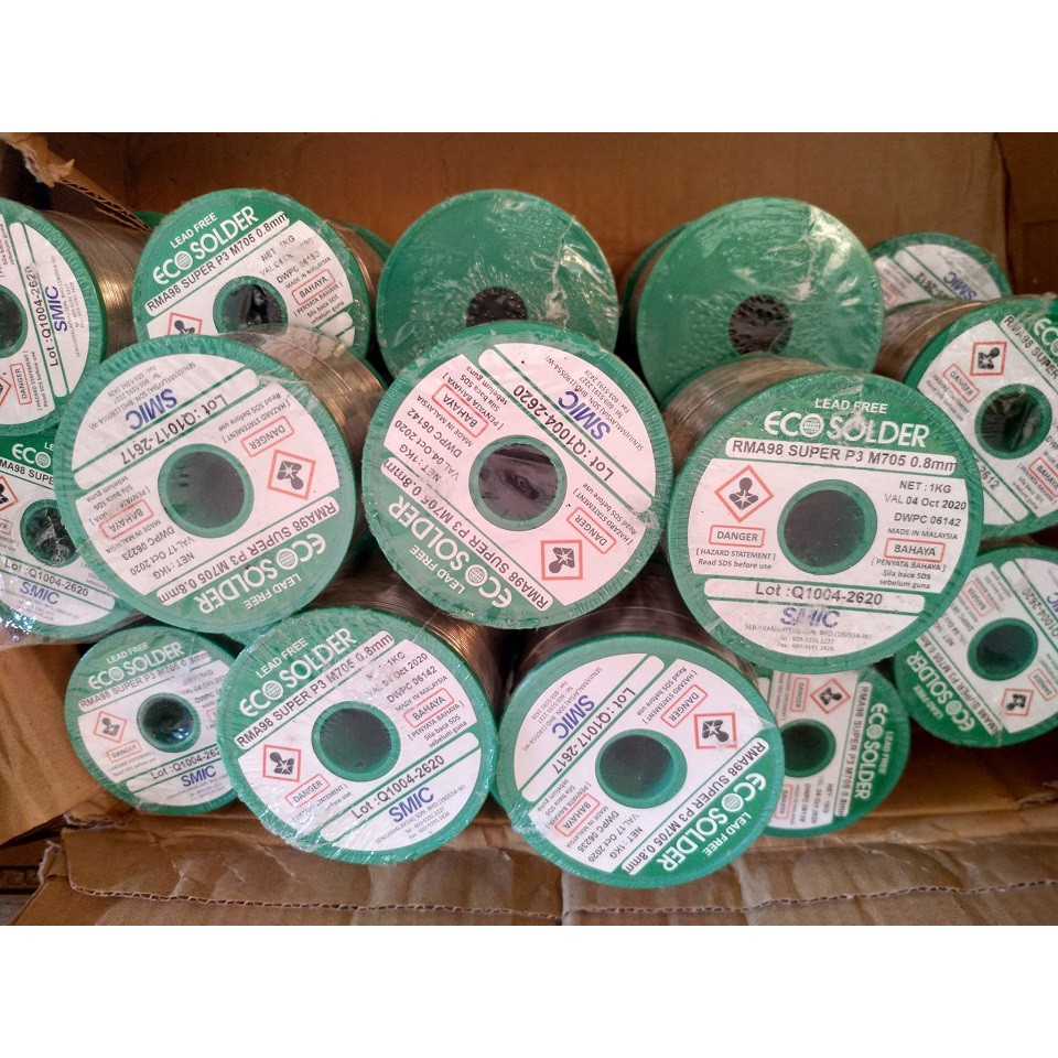 Thiếc hàn không chì có nhựa thông trong lõi dây thiếc