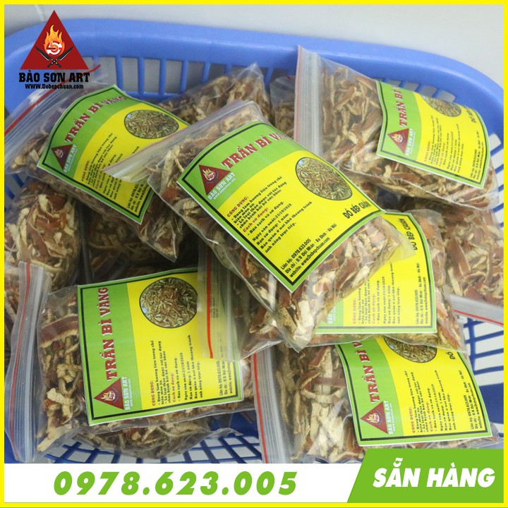 TRẦN BÌ KHÔ THÁI NHỎ 100G- HƯƠNG LIỆU NẤU ĂN