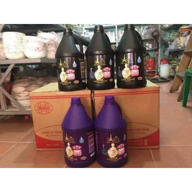 Nước giặt Paris 3.6l hưong thơm dịu mát (giảm giá kịch sàn)