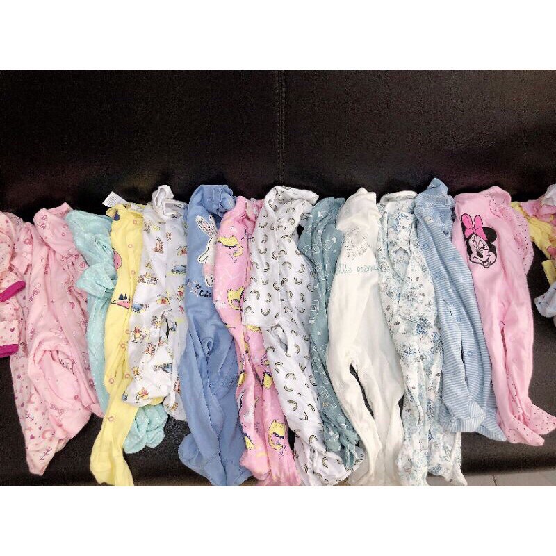 Sleepsuit bộ body dài tay xuất dư các hãng cho bé
