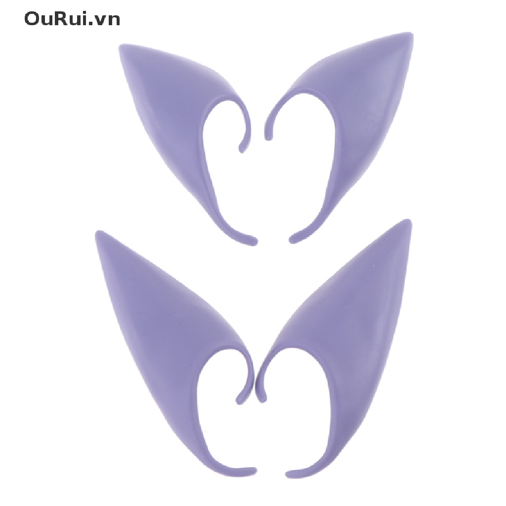 1 Cặp Tai Yêu Tinh Mềm Mại Hóa Trang Halloween