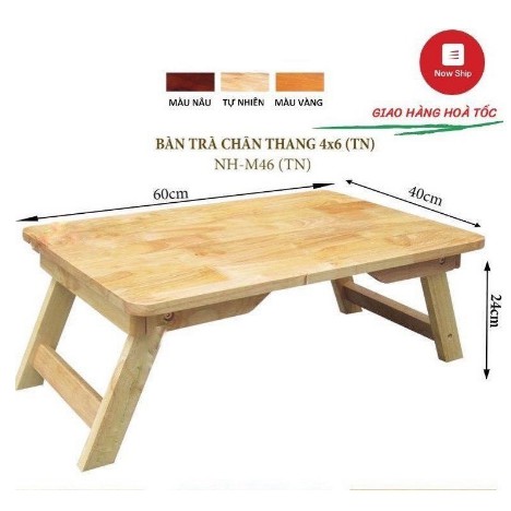 (GIÁ HỦY DIỆT) BÀN GỖ GẤP GỌN 60CM X 40CM CHẤT GỖ SIÊU ĐẸP VÀ BỀN