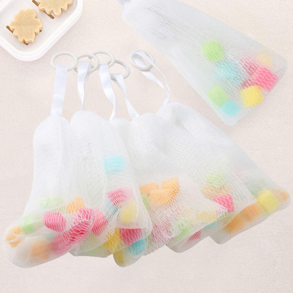 Túi Lưới Đựng Xà Phòng Rửa Mặt Tạo Bọt Dễ Dàng Làm Sạch