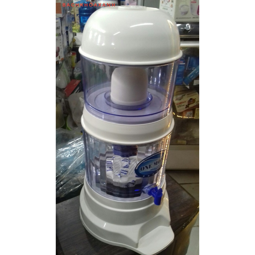 Bình lọc nước uống trực tiếp Hưng Long .One Mom 15L, chuẩn, có linh kiện thay thế