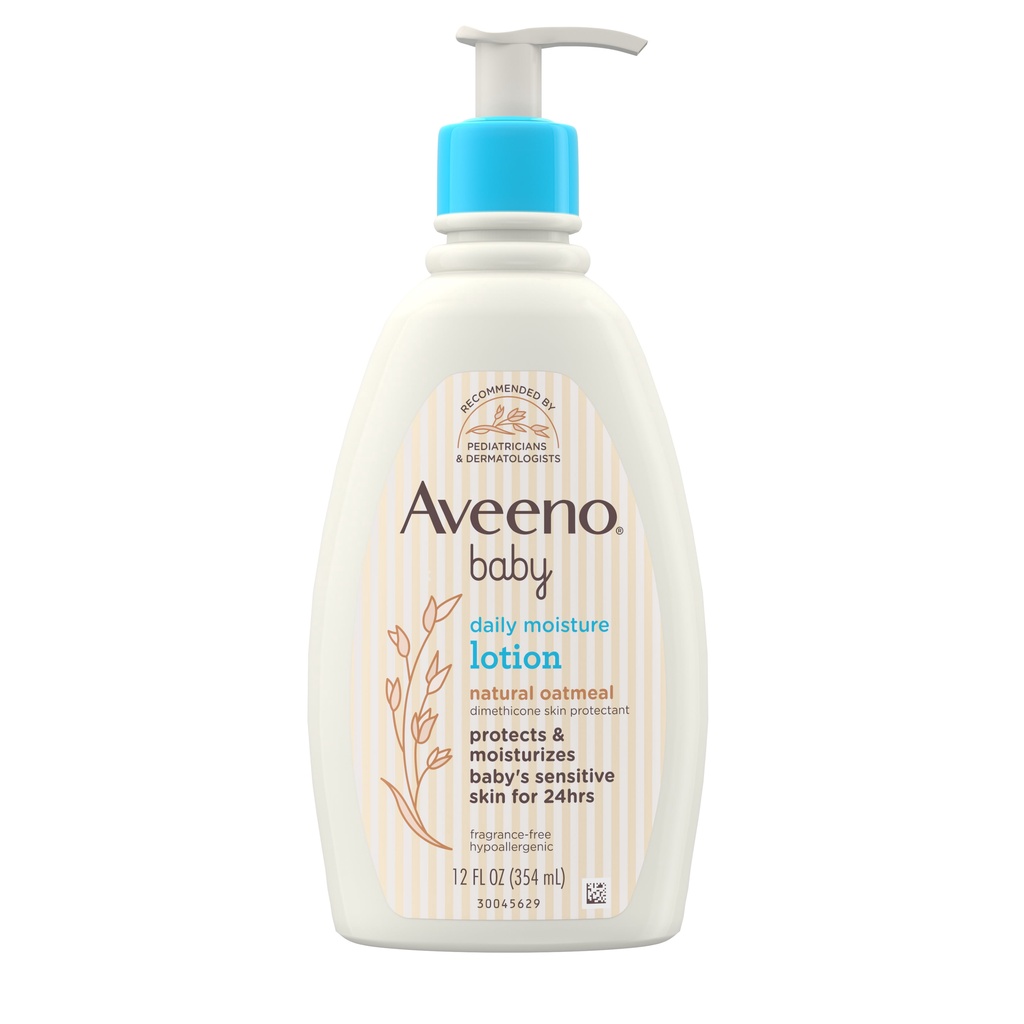 Set sữa tắm và dưỡng ẩm Aveeno Baby 354ml