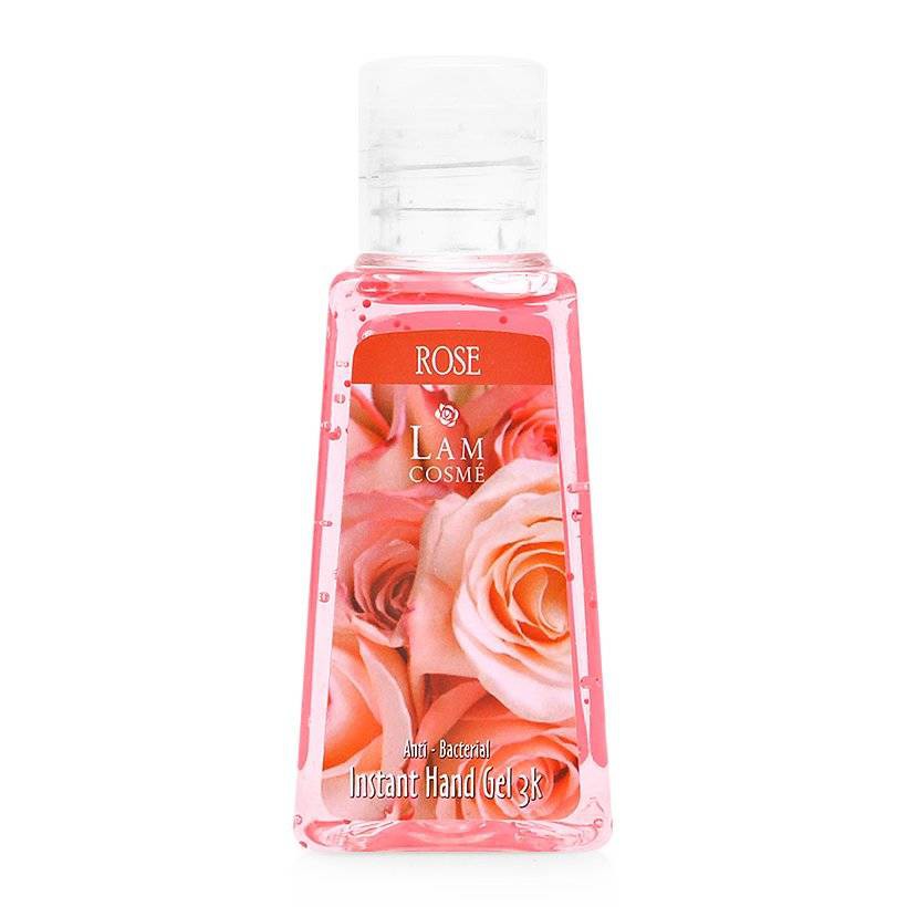 Gel rửa tay khô hương hoa hồng Lamcomé 60ml