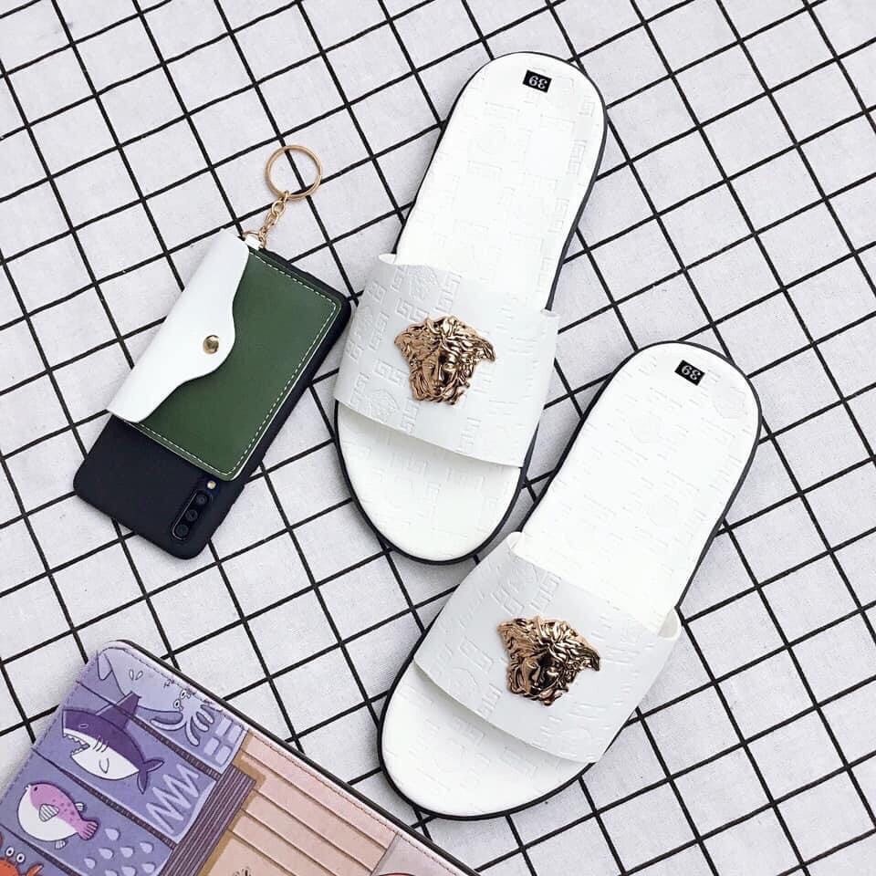 Dép Versace Thiết Kế Cao Cấp Unisex, Siêu Êm & Siêu Chất Lượng