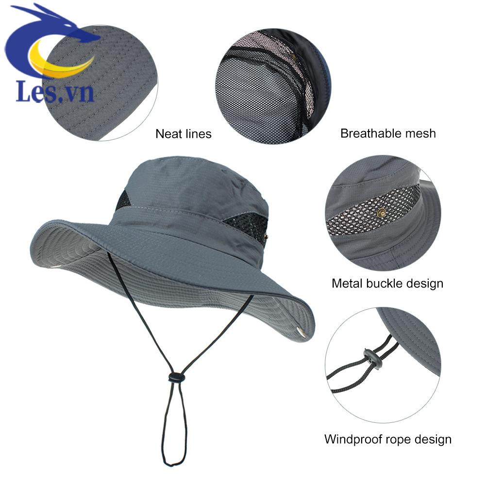 Nón Vành Rộng Có Dây Rút Thời Trang Dành Cho Nam Và Nữ