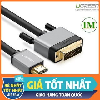 Cáp chuyển đổi hdmi to dvi dài 1m ugreen 20885 chính hãng