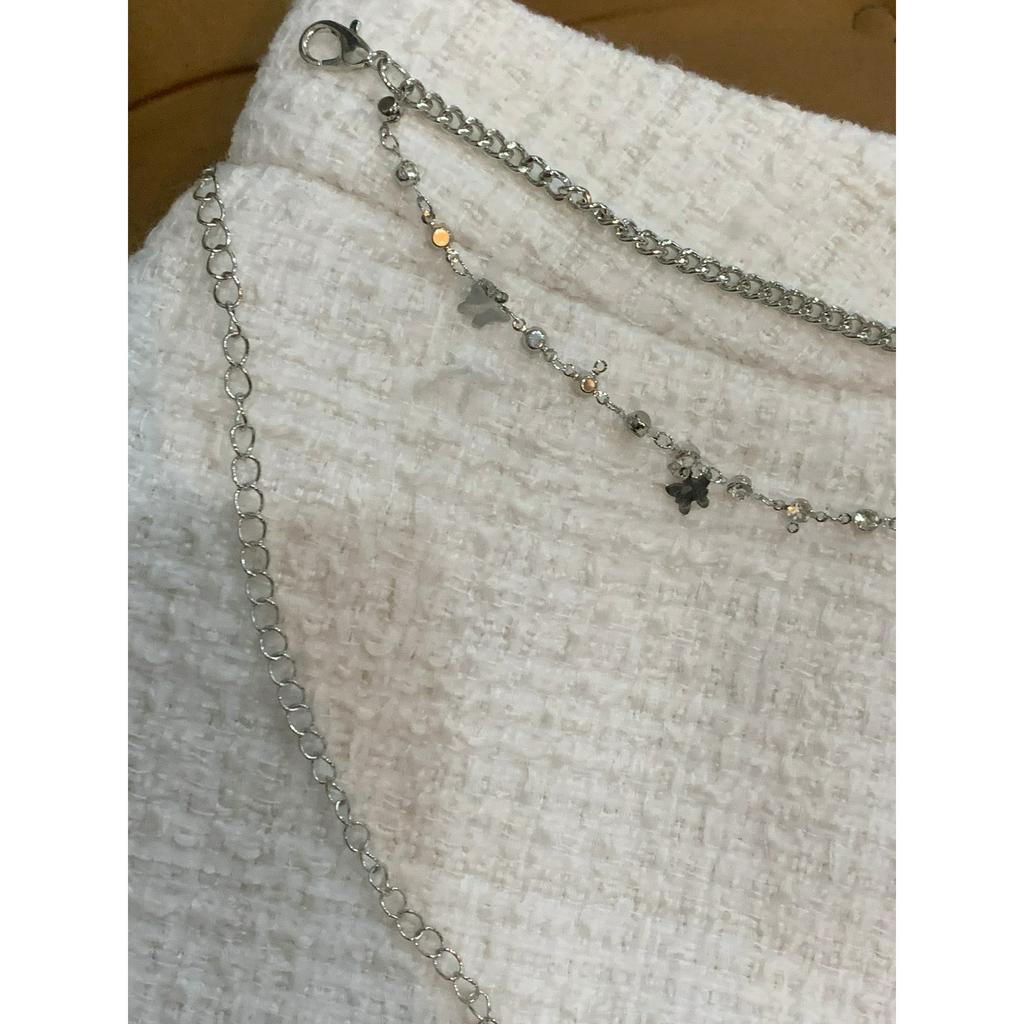 ( 2 mẫu) Chain thắt eo thắt lưng quần chuỗi màu sáng Chain trang trí tôn eo/ phối đồ siêu đỉnh