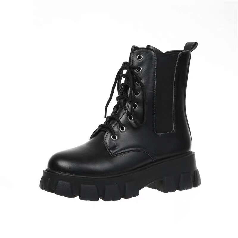 (ORDER) 4 MÃ BOOT ULLZANG đế răng cưa đế chiến binh bốt boost boots giày nữ oxford | BigBuy360 - bigbuy360.vn