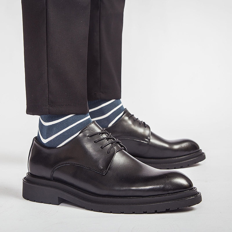 Giày da nam công sở da bò thật cao cấp AV2025