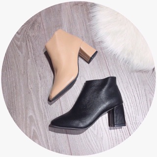Boot trơn cao gót 5p