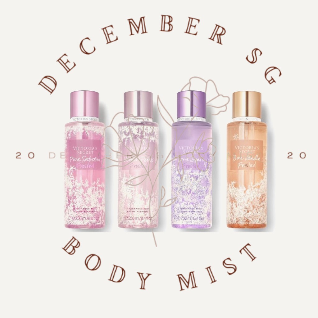 [Auth] Xịt Thơm Toàn Thân Body Mist Victoria’s Secret "FROSTED" 30ml/50ml/100ml +𝘿𝙚𝙘𝙚𝙢𝙗𝙚𝙧 𝙎𝙝𝙤𝙥+