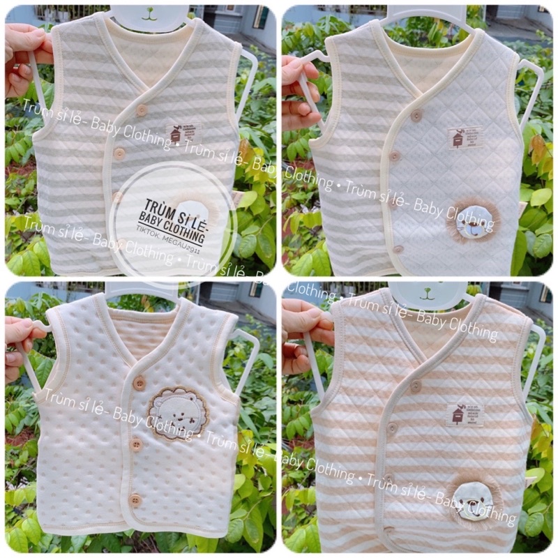 Áo gile trần bông cho bé siêu mềm mịn