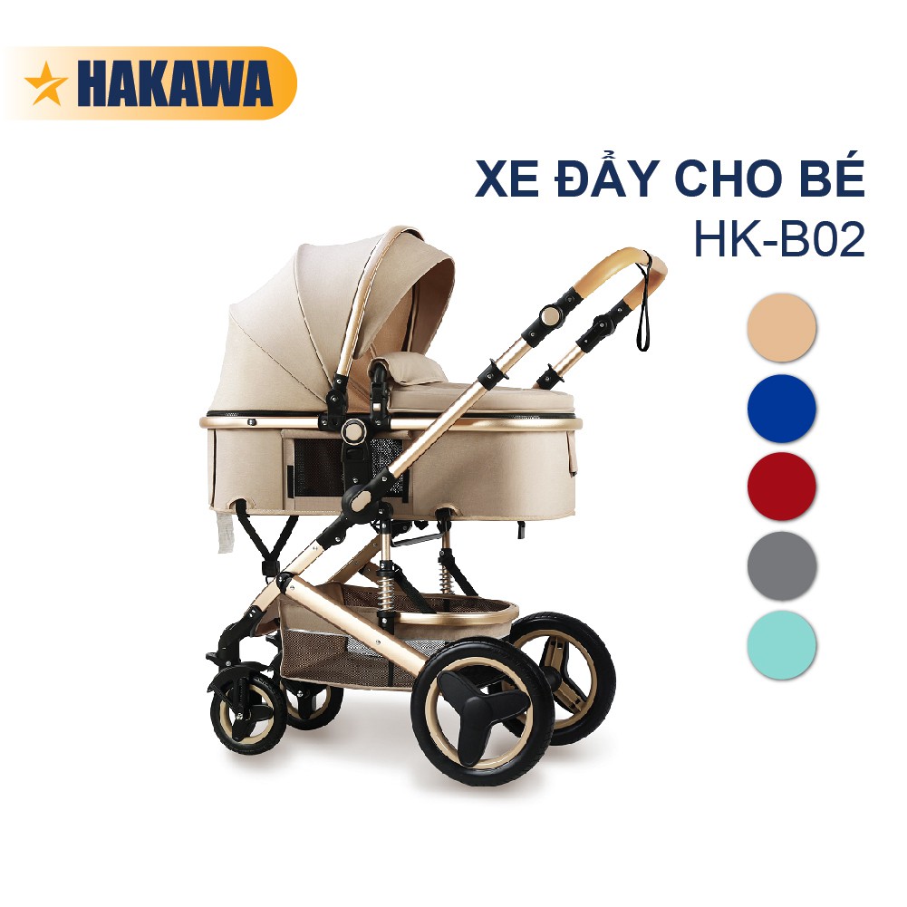 Xe đẩy cho bé HAKAWA HK-B02 - Phân phối chính hãng - Bảo hành 3 năm