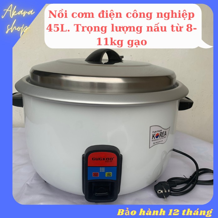 Nồi cơm điện công nghiệp to công suất 2000W- 4500W dung tích đựng 13l-45L nước,nồi lớn Bền Dày Nấu Cơm Ngon BH 12 Tháng
