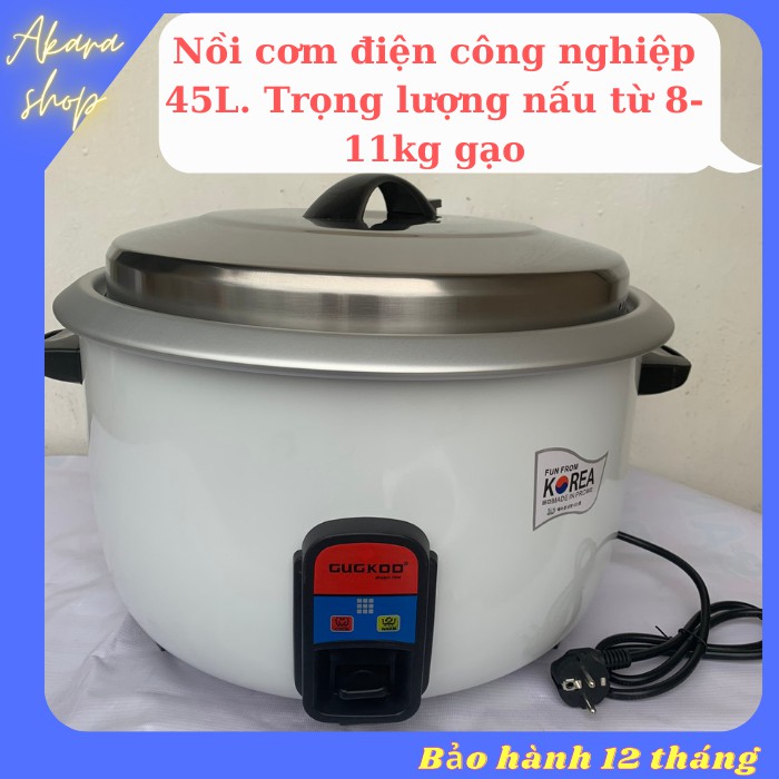 Nồi cơm điện công nghiệp to công suất 2000W- 4500W dung tích đựng 13l-45L nước,nồi  lớn Bền Dày Nấu Cơm Ngon BH 12 Tháng