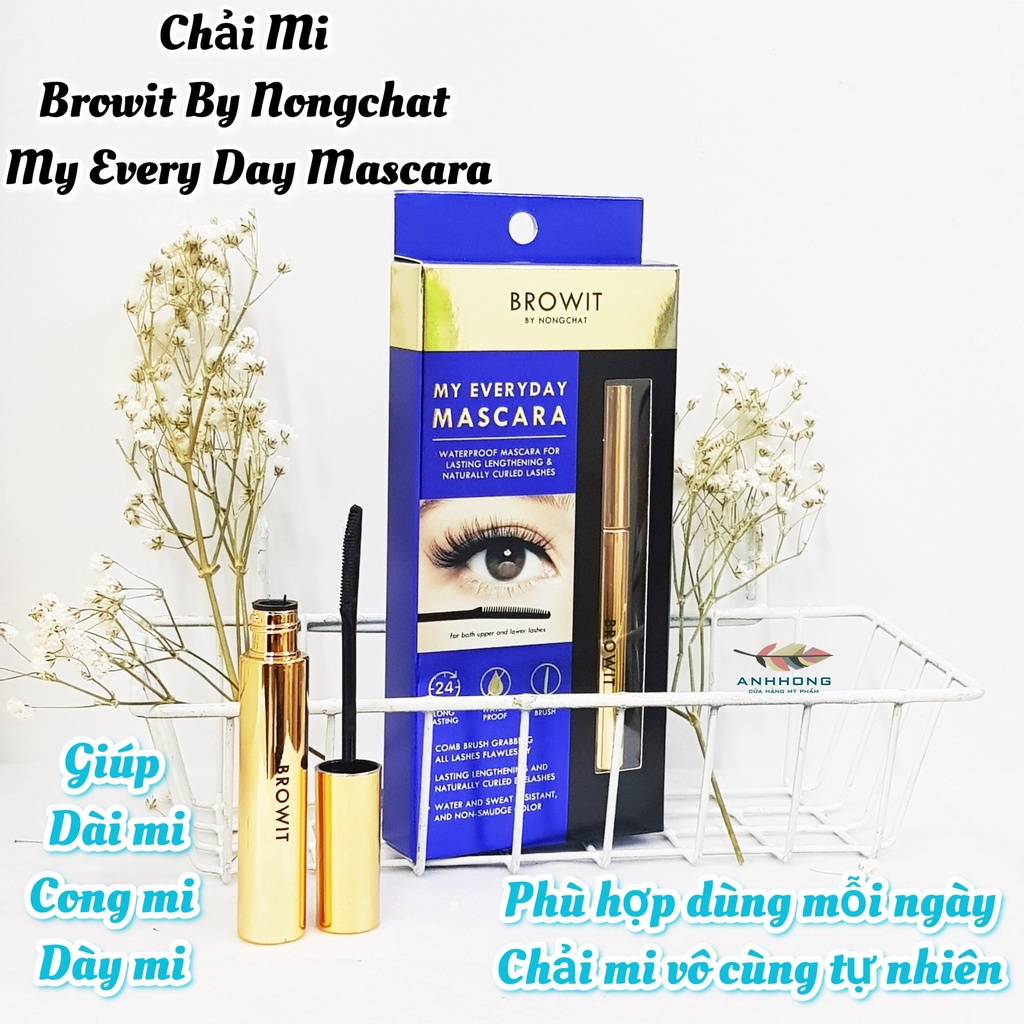 Mascara Browit By Nongchat My Everyday - Mascara Dài Và Dày Mi chính hãng Browit by Nongchat Thái lan