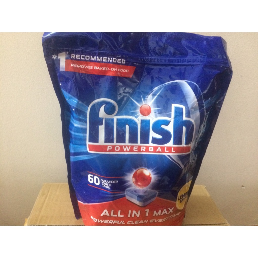 Viên rửa bát Finish All in one Max 100 viên, 80 viên
