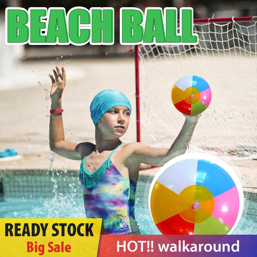 walkaround 12pcs Inflatable Beach Ball Swimming Pool Play Water Party Game Sports Toy