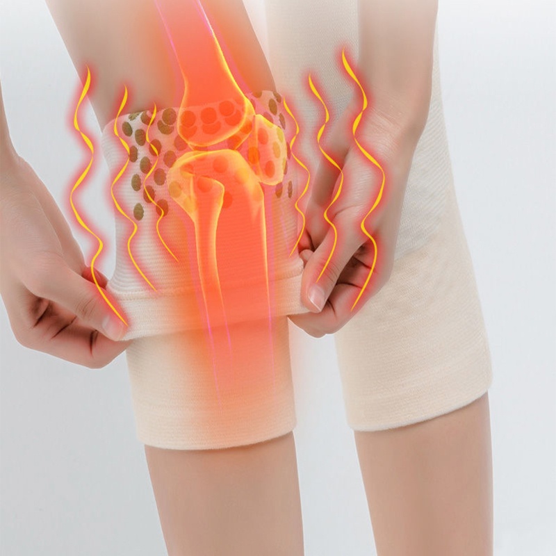 1 Cặp Đai Quấn Đầu Gối Tự Sưởi Ấm Giảm Đau Dùng Trong Mùa Đông