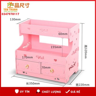 Kệ Gỗ Cao Cấp Đựng Đồ Mỹ Phẩm