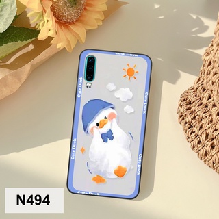 Ốp Huawei P30 / P30 Pro bộ hình cute dễ thương gấu thỏ xinh xắn vẽ tay lạ mắt