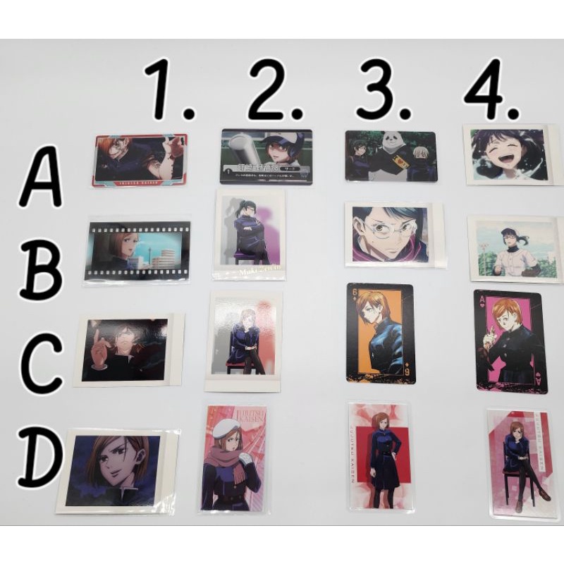 Thẻ bài bo góc chủ đề Jujutsu Kaisen, JJK số 41, Bandai