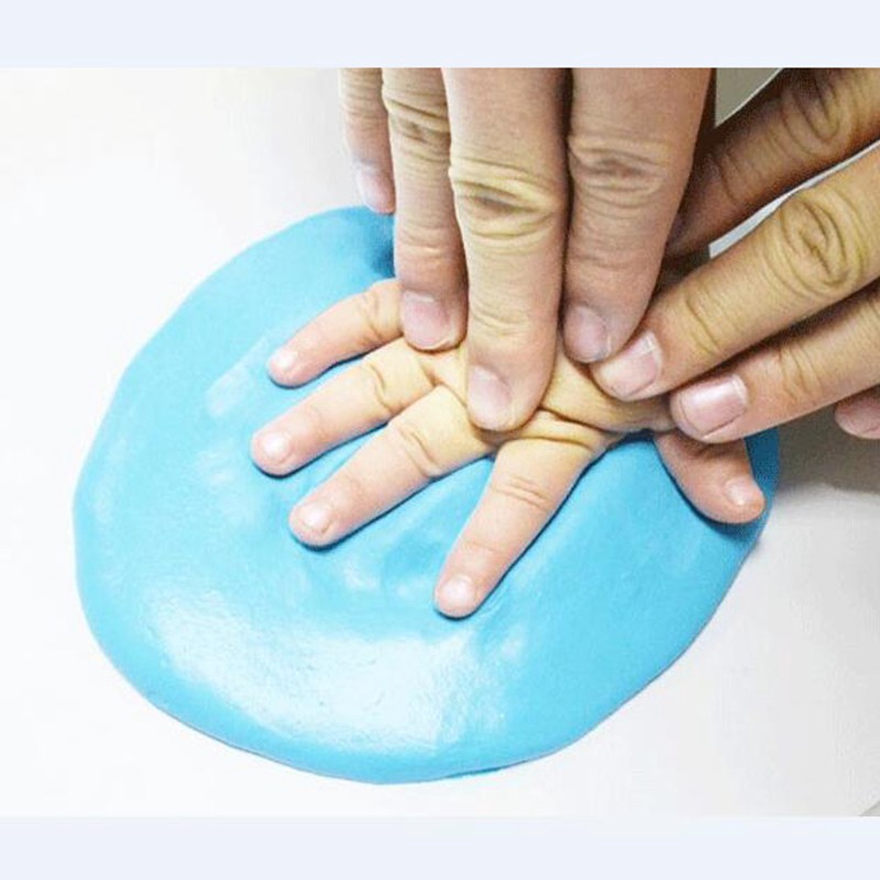 Baby Footprint Ultra Light Stereo Baby Care Air Sấy Soft Clay DIY Baby Hand Foot Imprint Kit