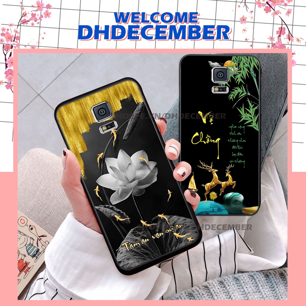 Ốp lưng Samsung Galaxy S5 in hình thư pháp tâm an vạn sự an ,mã đáo thành công SIÊU CHẤT