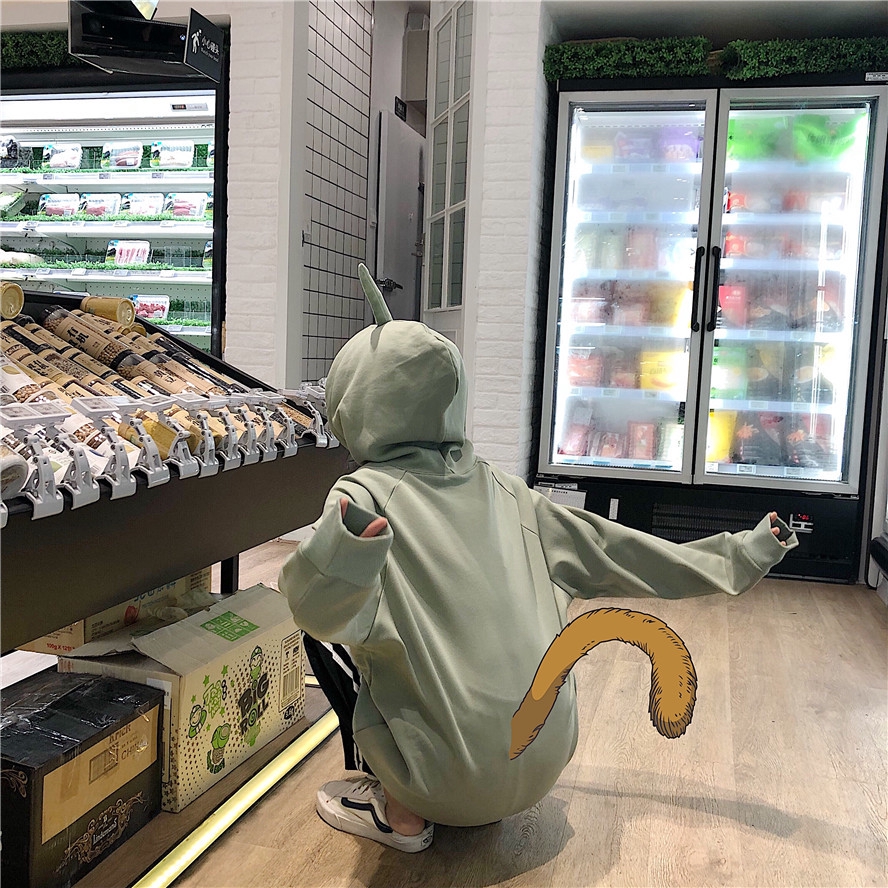 Áo có nón tay dài ấm áp dễ thương cho nữ | BigBuy360 - bigbuy360.vn