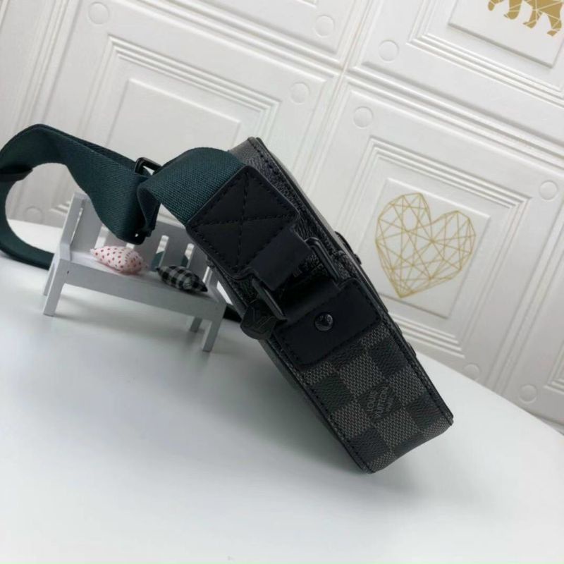 Túi đeo chéo nam LV cao cấp  hàng super vip sz24cm phom chuẩn có mã code kèm túi vải hóa đơn