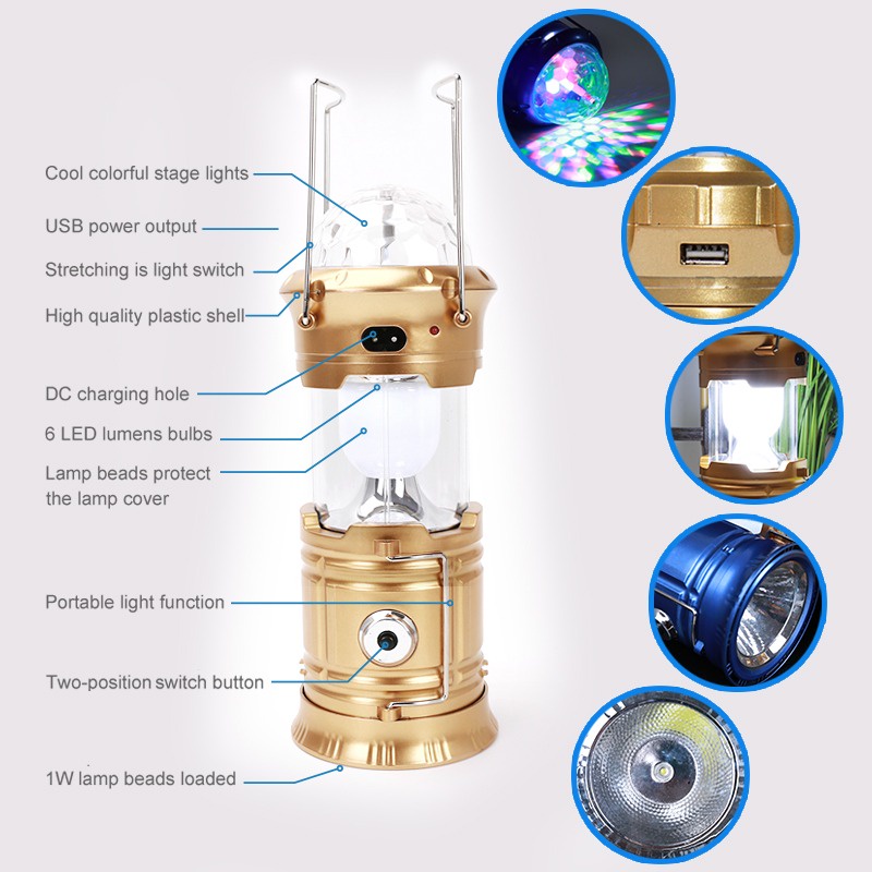 Đèn Pin Cầm Tay Siêu Sáng Magic Cool 5in1