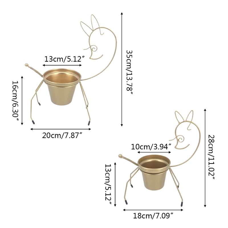 Chậu Hoa Hình Tuần Lộc Để Bàn Trang Trí Giáng Sinh