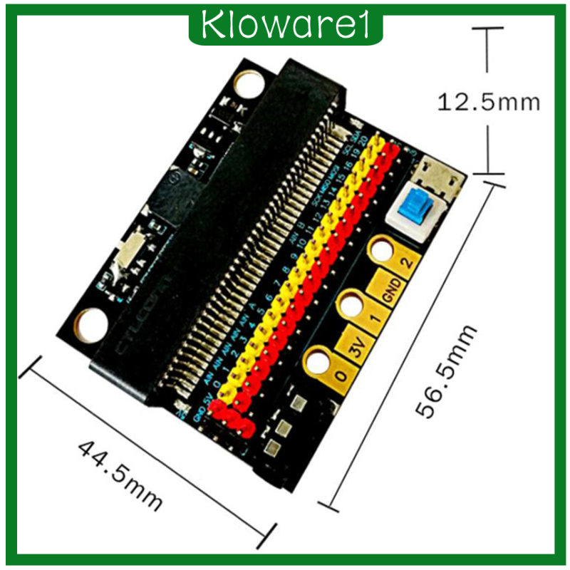 1 Bảng Mạch Mở Rộng Kloware 1 Micro Bit Cho Lớp Học Jack 3.5mm