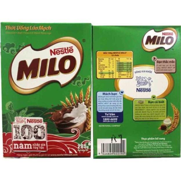 Milo cacao lúa mạch 285g