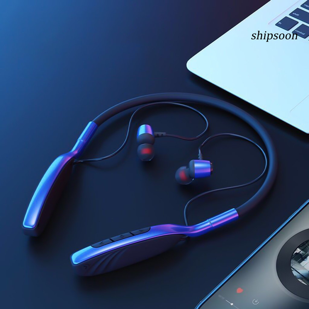 Set Tai Nghe Bluetooth 5.0 Có Nam Châm Kèm Micro Tiện Dụng Kèm Phụ Kiện