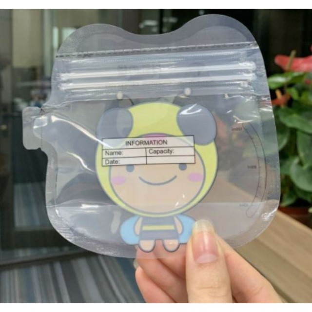 Hộp 32 túi trữ sữa Mẹ 120ml Hình Ong Kichilachi Kichi K32V (Công Nghệ Nhật)