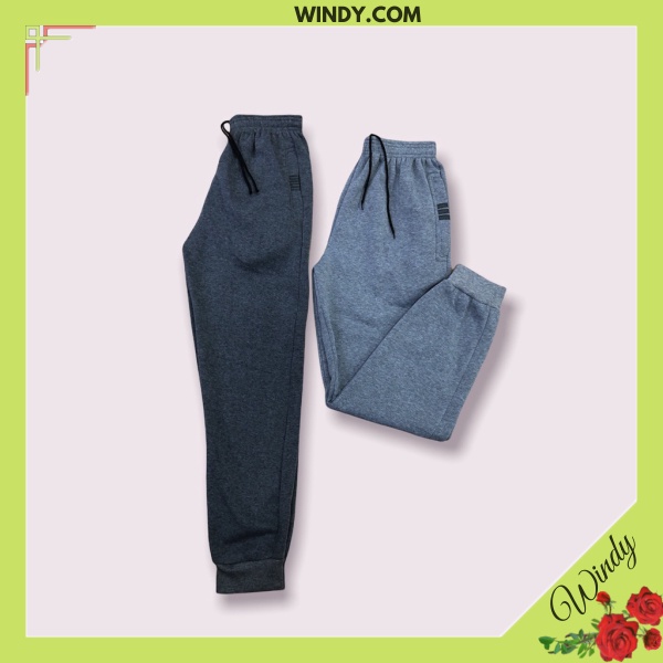 Quần Jogger Nỉ Nam Nữ Bo Chun Dày Dặn Mặc Ấm Mùa Đông WD958