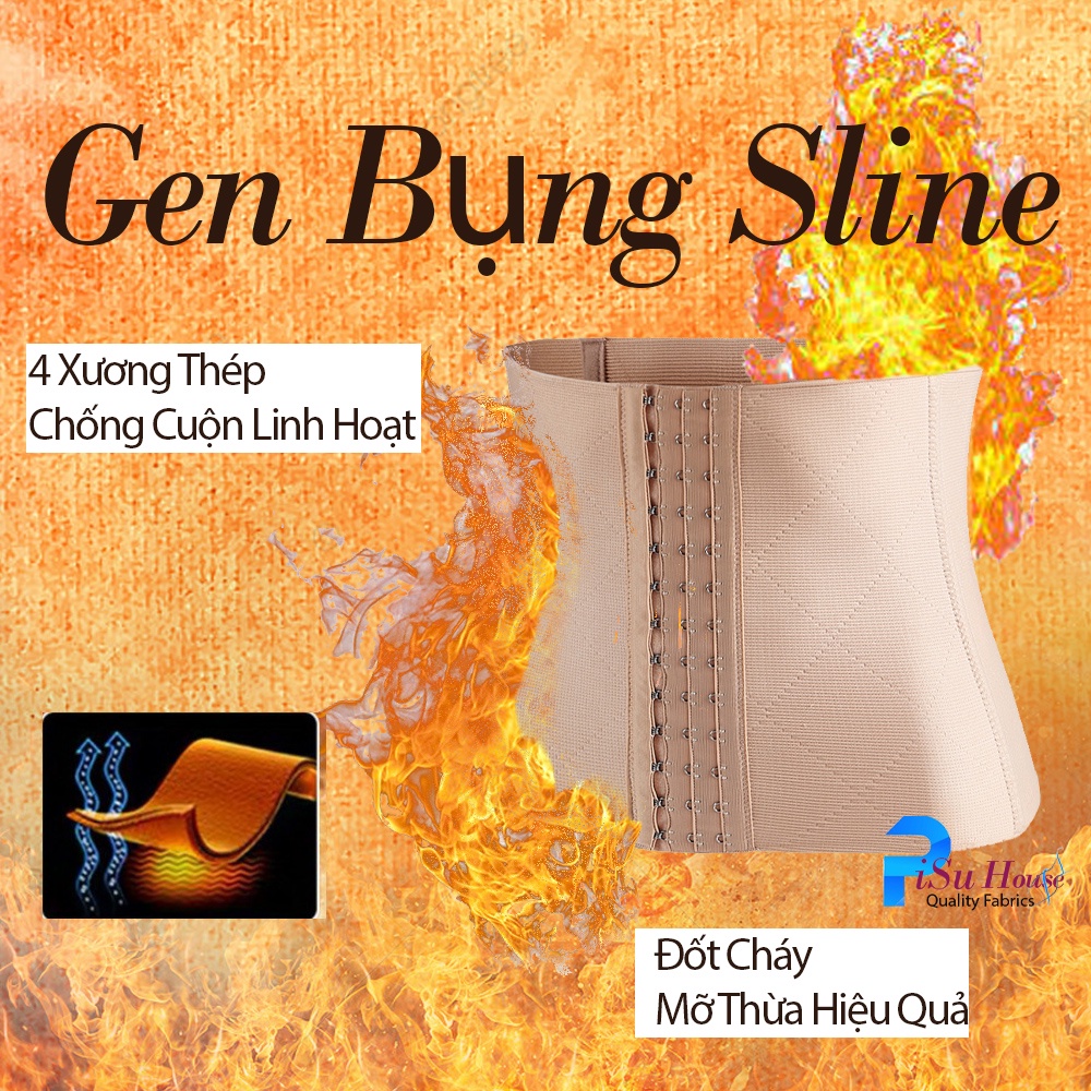 GEN NỊT BỤNG 4 XƯƠNG SLINE 24cm