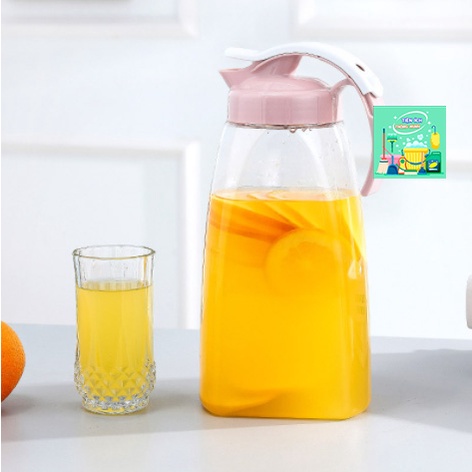 Bình đựng nước cao cấp 2,15 lít. Bình nước chịu nhiệt không ố màu có nắp chốt - SH3