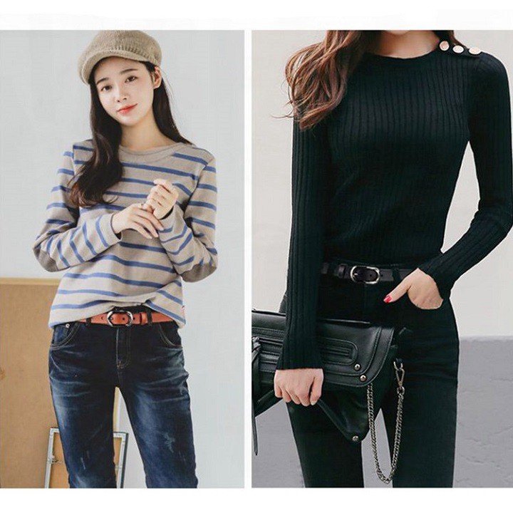 Thắt Lưng, Dây Nịt Nữ DL04 Được Làm Bằng Da Thật Phong Cách Trẻ Trung Năng Động