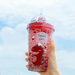 Bình Nước Hình Khủng Long 500ml Siêu Cute