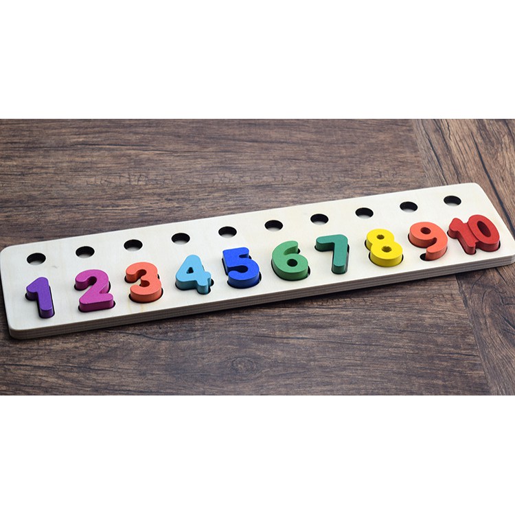 Montessori mb07 hình dạng bảng logarit kỹ thuật số 0.45 giáo dục mầm non giáo dục mầm non cầu vồng donut câu đố giáo dục sớm hỗ trợ giảng dạy món quà