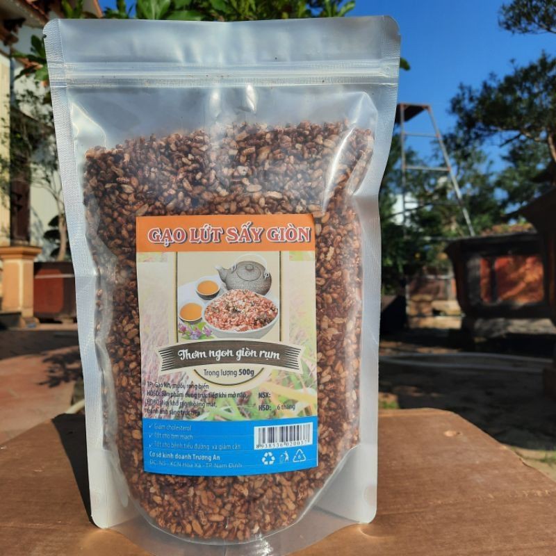 500g Gạo nứt sấy rong biển