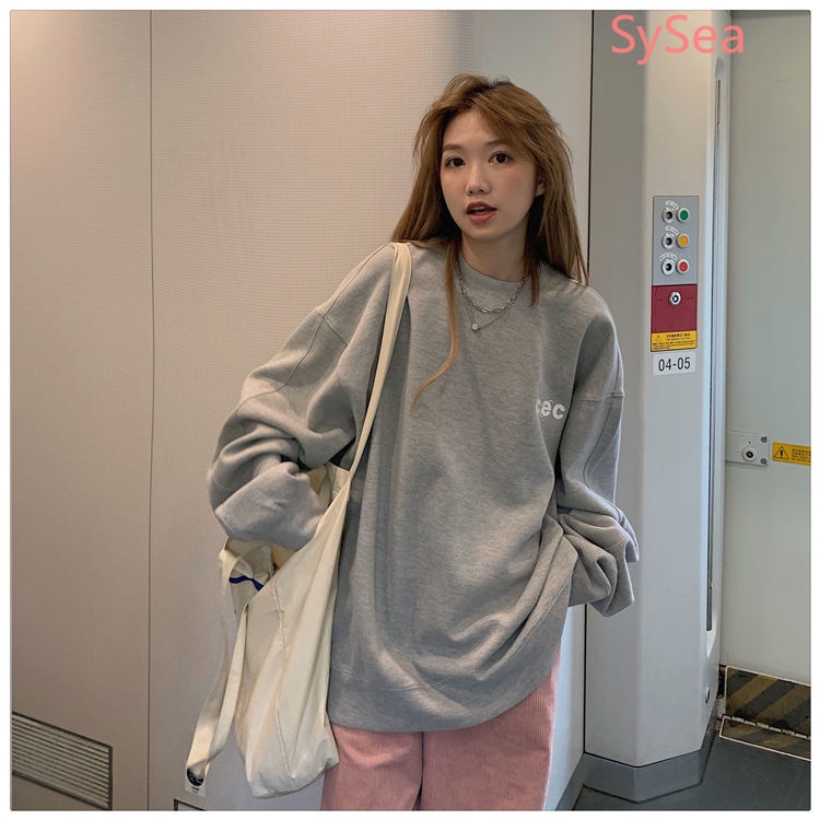 Áo Sweater Tay Dài Phong Cách Hàn Quốc Trẻ Trung Cho Nữ | BigBuy360 - bigbuy360.vn